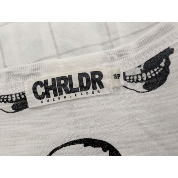 Chrldr modal skull tee - Picture 8 of 10